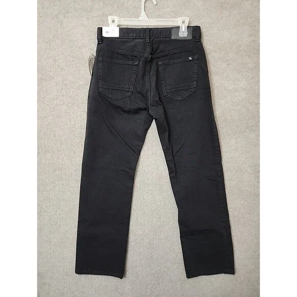 PacSun Straight Leg Jeans Mens 30x30 Black Button Fly Cotton Non Stretch NEW - Picture 4 of 10